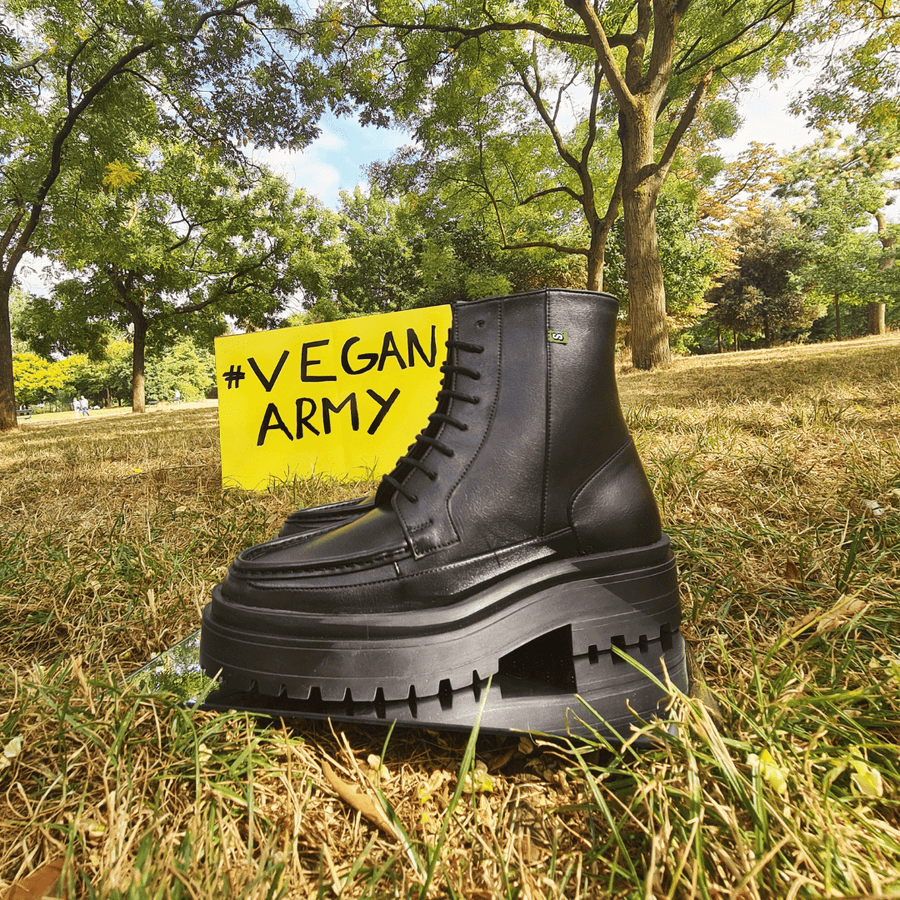 La boots vegan Ziggy noire homme